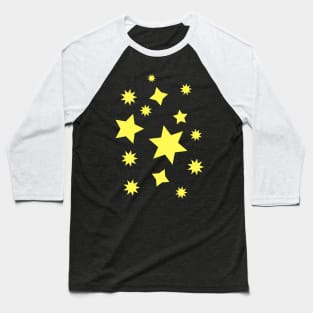 Xmas Star Pattern Baseball T-Shirt